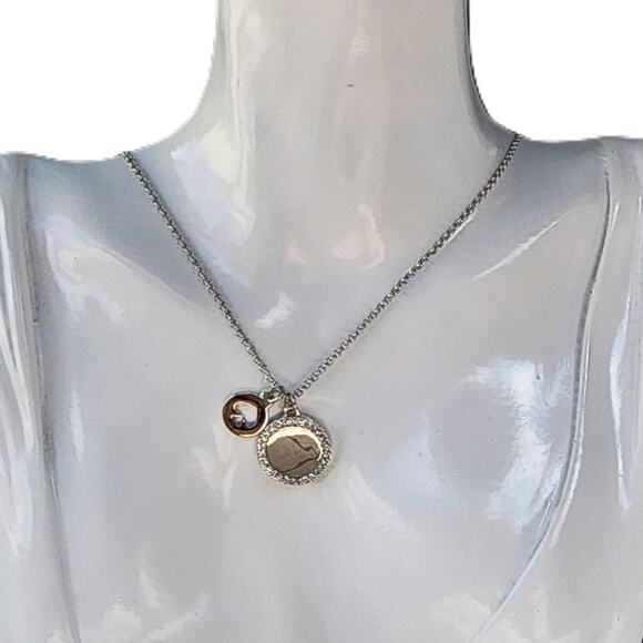 Kate Spade Spot The Spade Pave CZ Charm Pendant Necklace - Picture 2 of 9